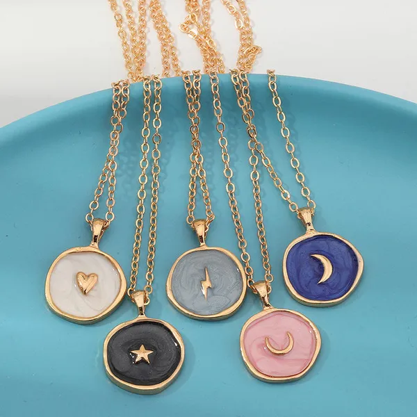 Multicolor_Stainless_Steel_Alloy_Necklace_For_Women_Set_Of_5