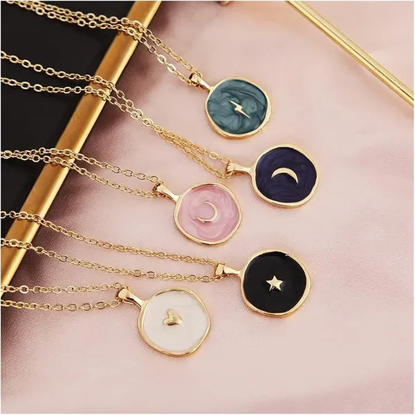 Multicolor_Stainless_Steel_Alloy_Necklace_For_Women_Set_Of_5