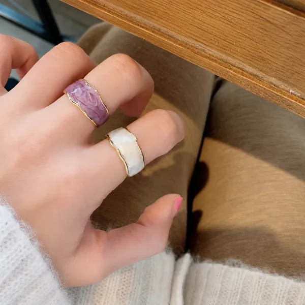 Multicolor_Stainless_Steel_Alloy_Ring_For_Women_Set_Of_3