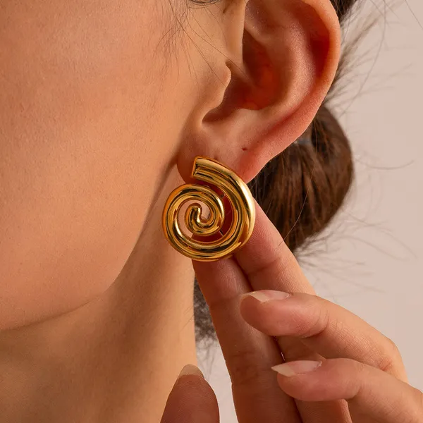 Gold_Stainless_Steel_Alloy_Earrings_For_Women