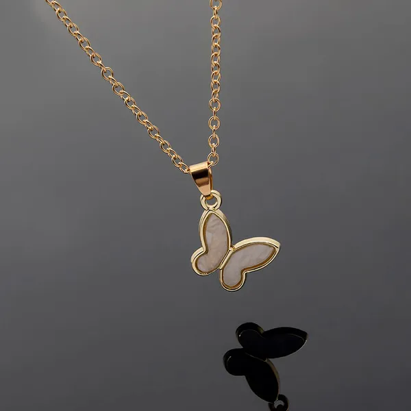 White_Stainless_Steel_Alloy_Necklace_For_Women