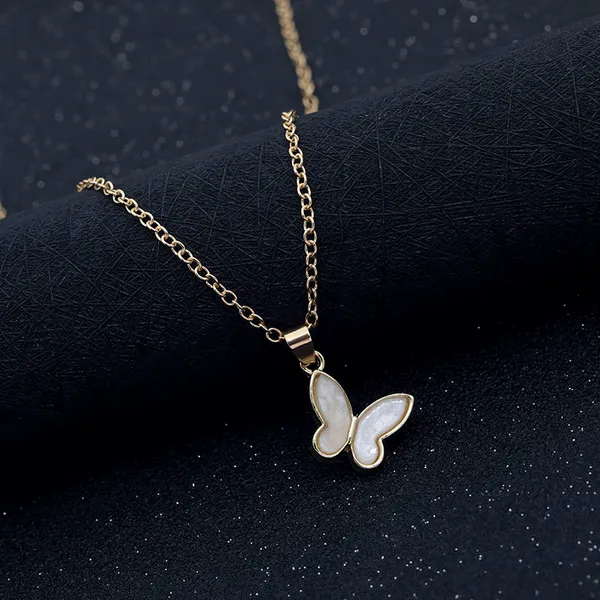 White_Stainless_Steel_Alloy_Necklace_For_Women