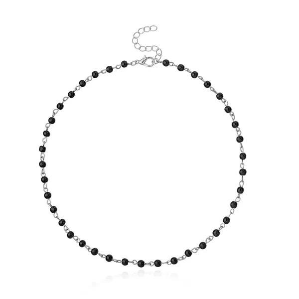 Black_Stainless_Steel_Alloy_Necklace_For_Women