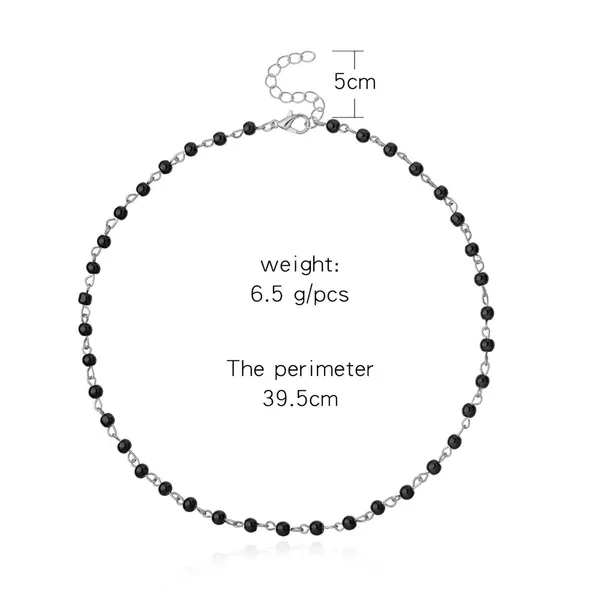 Black_Stainless_Steel_Alloy_Necklace_For_Women