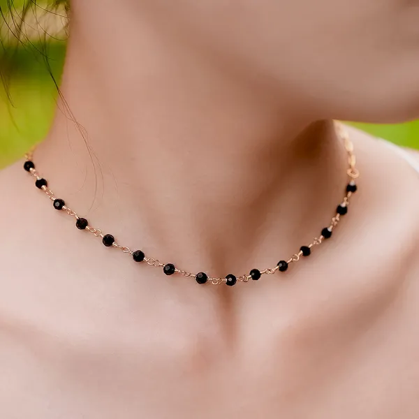 Black_Stainless_Steel_Alloy_Necklace_For_Women