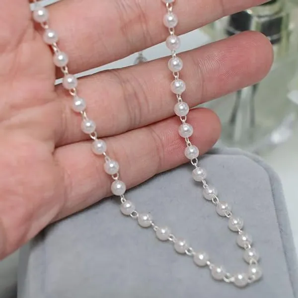White_Stainless_Steel_Alloy_Necklace_For_Women