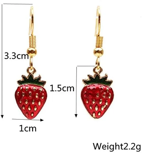 Pink_Stainless_Steel_Alloy_Earrings_For_Women