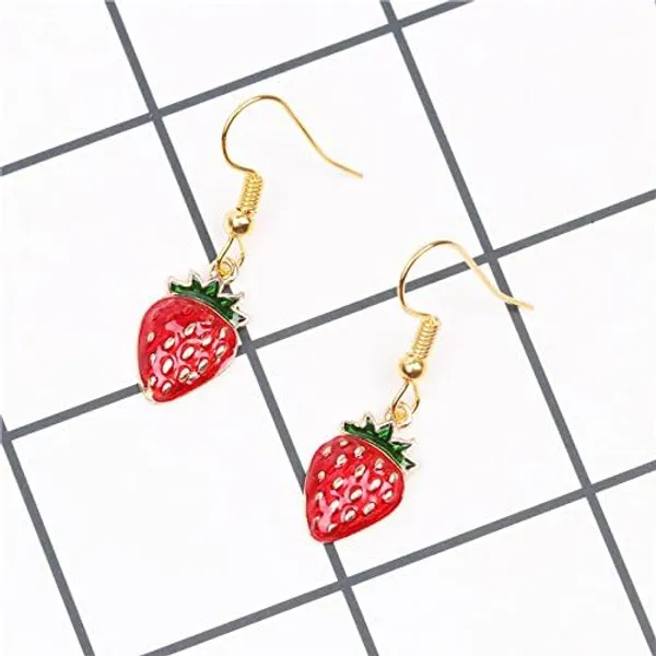 Pink_Stainless_Steel_Alloy_Earrings_For_Women