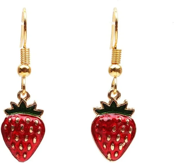 Pink_Stainless_Steel_Alloy_Earrings_For_Women