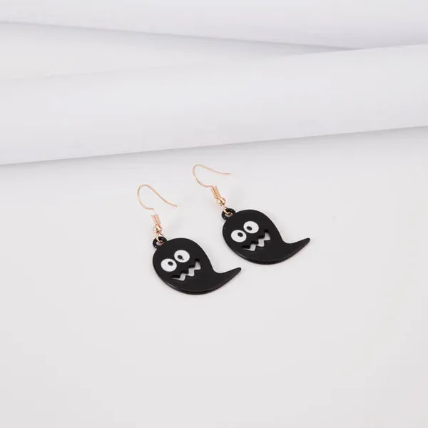 Black_White_Stainless_Steel_Alloy_Earrings_For_Women
