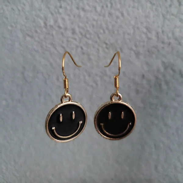 Black_Stainless_Steel_Alloy_Earrings_For_Women
