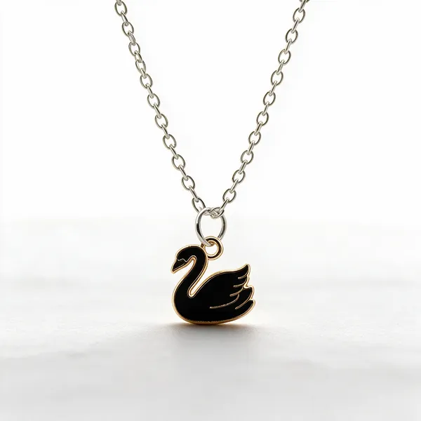Black_Stainless_Steel_Alloy_Necklace_For_Women