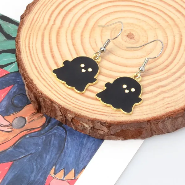 Black_Stainless_Steel_Alloy_Earrings_For_Women