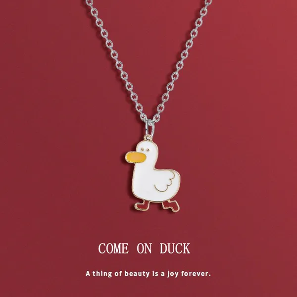 White_Stainless_Steel_Alloy_Necklace_For_Women