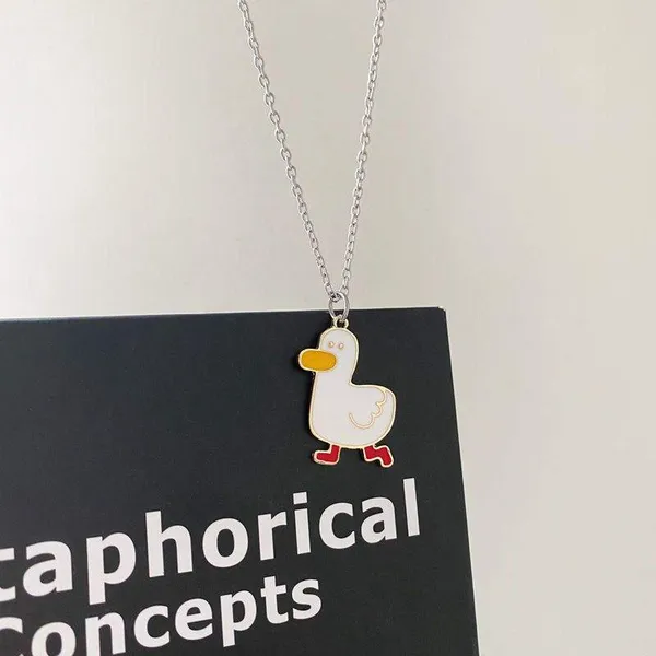 White_Stainless_Steel_Alloy_Necklace_For_Women