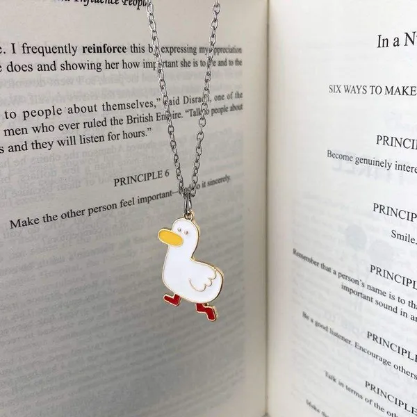 White_Stainless_Steel_Alloy_Necklace_For_Women