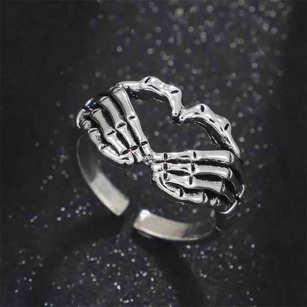 Black_Stainless_Steel_Alloy_Ring_For_Women