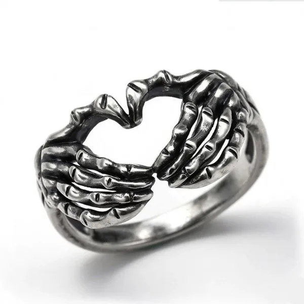 Black_Stainless_Steel_Alloy_Ring_For_Women