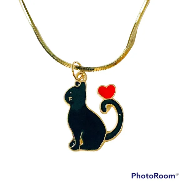 Black_Stainless_Steel_Alloy_Necklace_For_Women