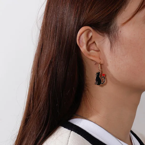 Black_Stainless_Steel_Alloy_Earrings_For_Women
