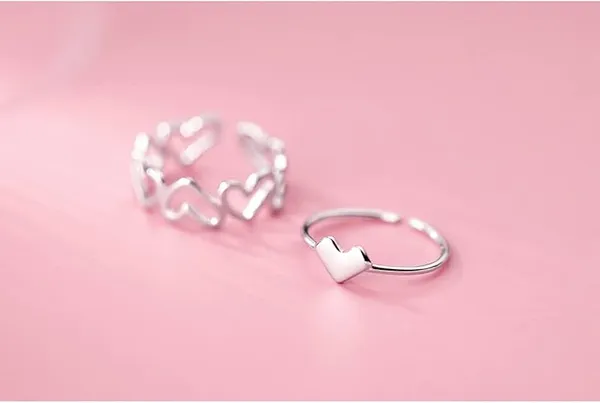 Silver_Stainless_Steel_Alloy_Ring_For_Women_Set_Of_2