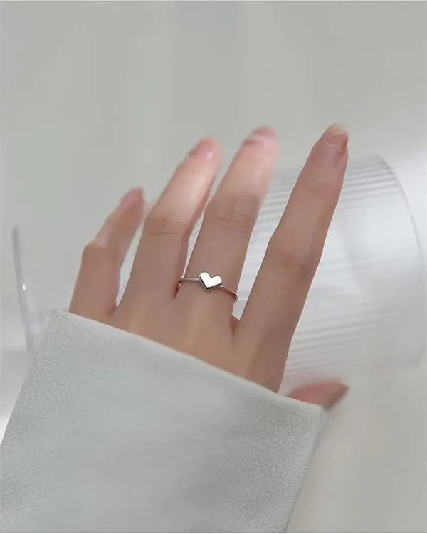 Silver_Stainless_Steel_Alloy_Ring_For_Women_Set_Of_2