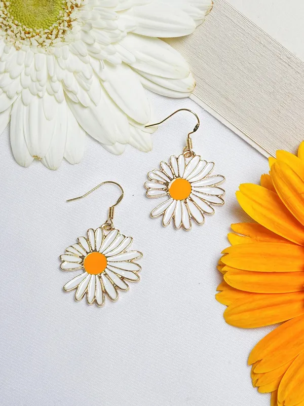 White_Stainless_Steel_Alloy_Earrings_For_Women