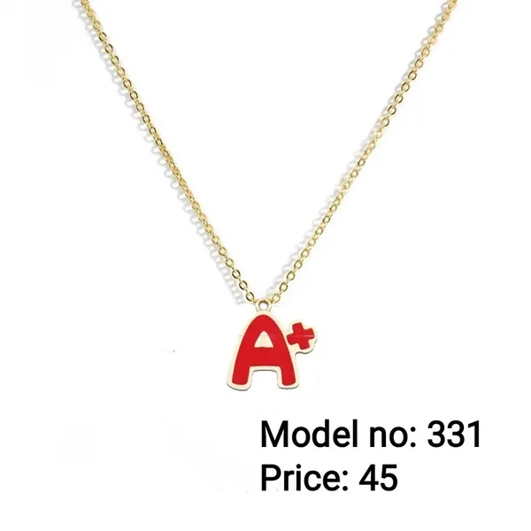 Red_Stainless_Steel_Alloy_Necklace_For_Women