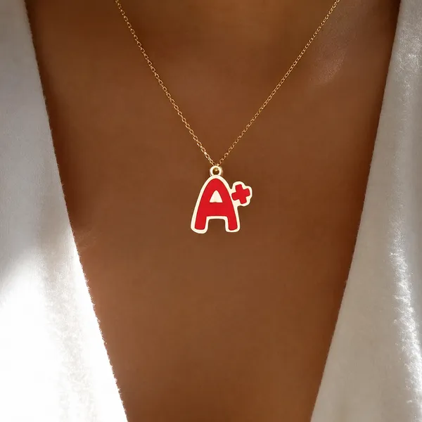 Red_Stainless_Steel_Alloy_Necklace_For_Women
