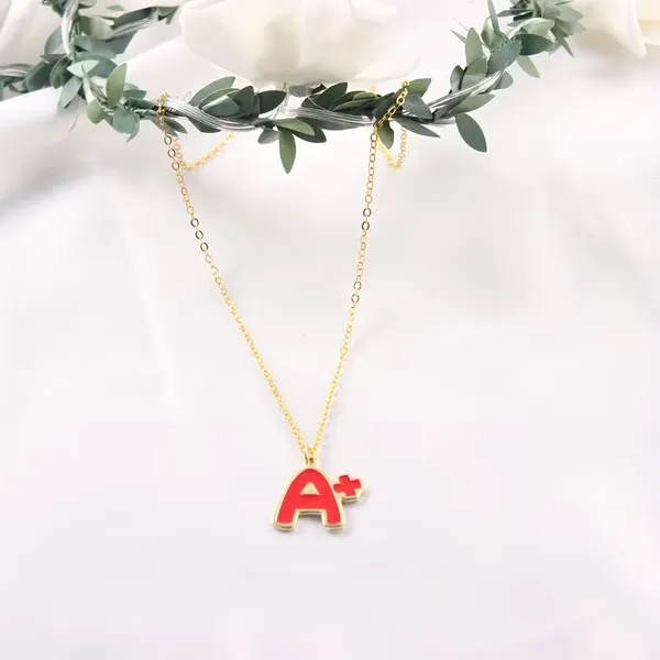 Red_Stainless_Steel_Alloy_Necklace_For_Women