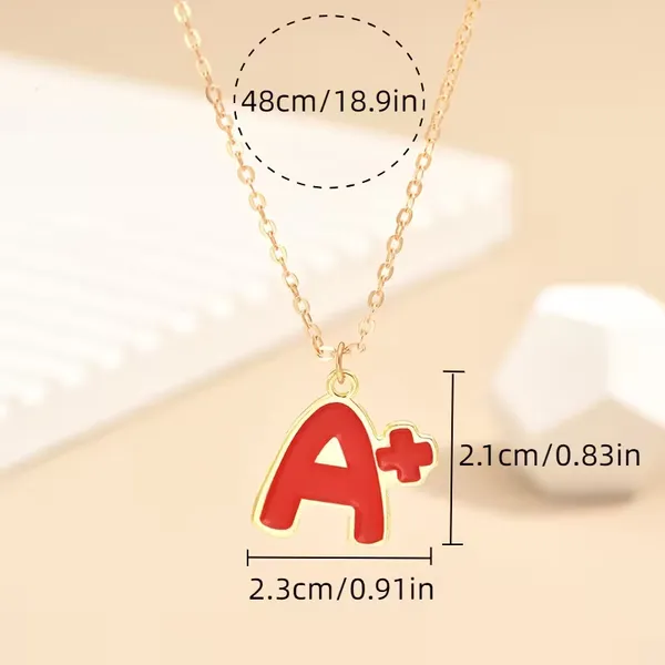Red_Stainless_Steel_Alloy_Necklace_For_Women