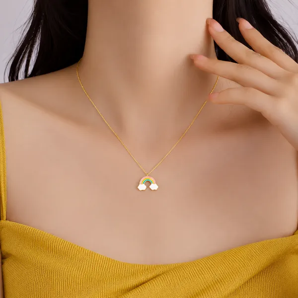 Multicolor_Stainless_Steel_Alloy_Necklace_For_Women