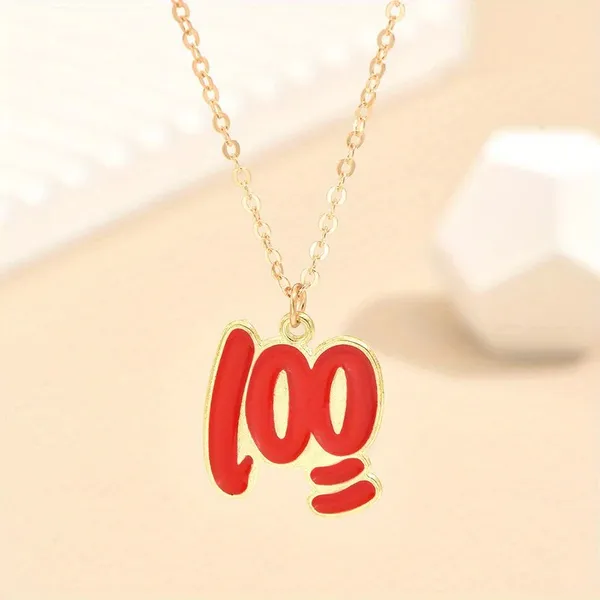 Gold_And_Red_Stainless_Steel_Alloy_Necklace_For_Women