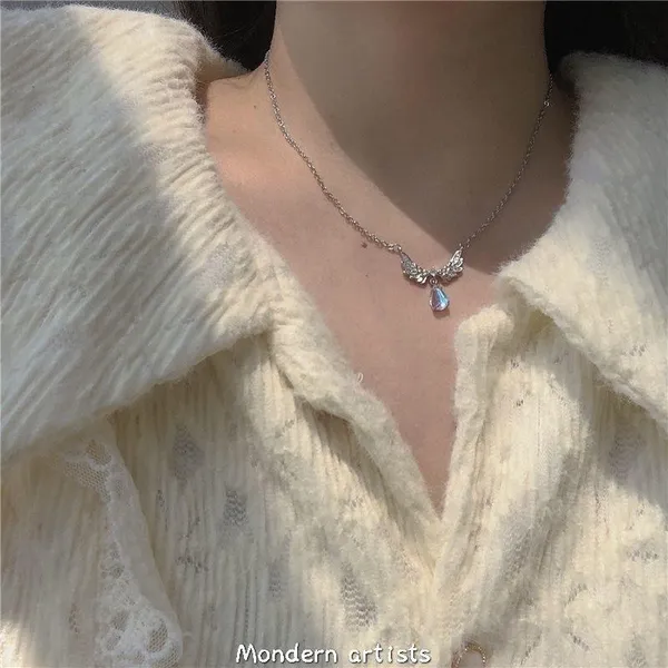 Silver_Stainless_Steel_Alloy_Necklace_For_Women
