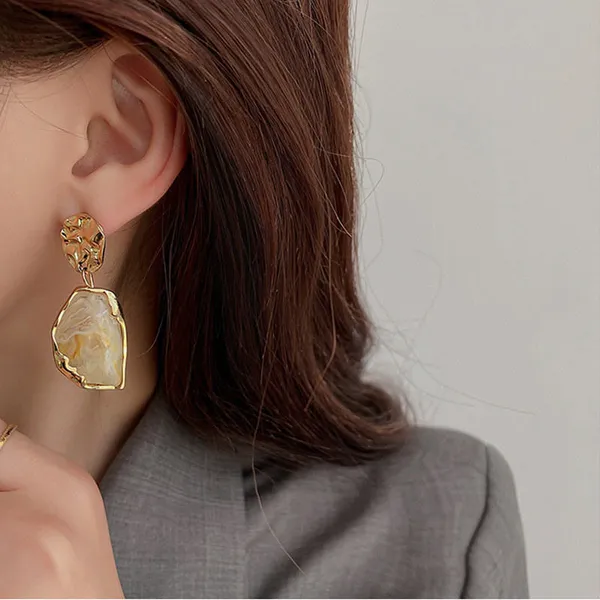 Gold_Stainless_Steel_Alloy_Earrings_For_Women