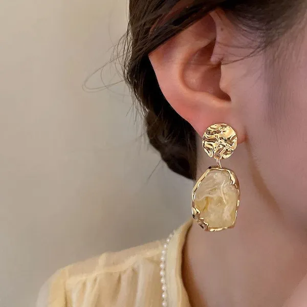 Gold_Stainless_Steel_Alloy_Earrings_For_Women
