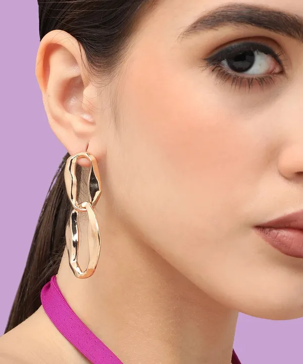 Gold_Stainless_Steel_Alloy_Earrings_For_Women