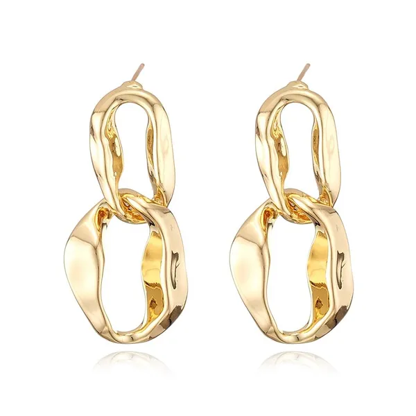 Gold_Stainless_Steel_Alloy_Earrings_For_Women
