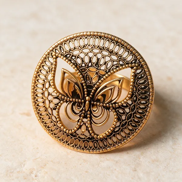 Gold_Stainless_Steel_Alloy_Ring_For_Women