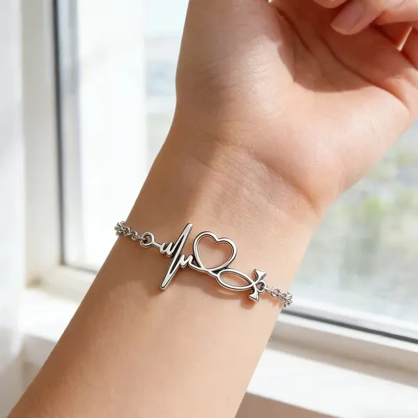 Silver_Stainless_Steel_Alloy_Bracelet_For_Women