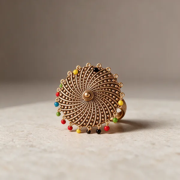 Gold_Stainless_Steel_Alloy_Ring_For_Women