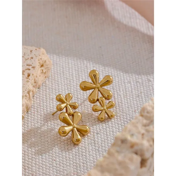 Gold_Stainless_Steel_Alloy_Earrings_For_Women