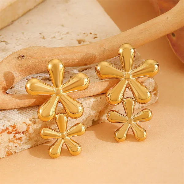 Gold_Stainless_Steel_Alloy_Earrings_For_Women