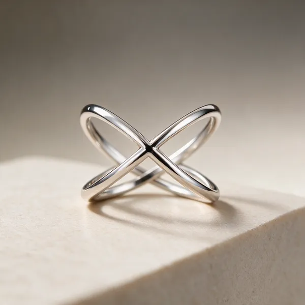 Silver_Stainless_Steel_Alloy_Ring_For_Women