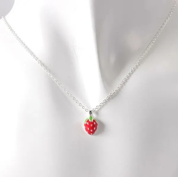 Red_Stainless_Steel_Alloy_Necklace_For_Women