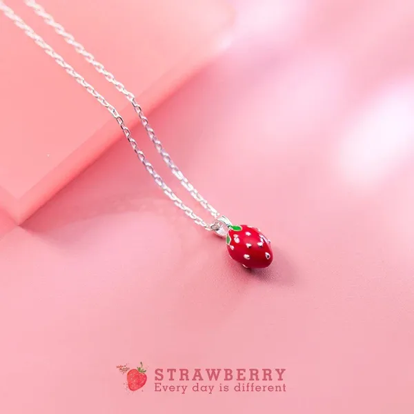 Red_Stainless_Steel_Alloy_Necklace_For_Women