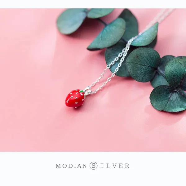 Red_Stainless_Steel_Alloy_Necklace_For_Women