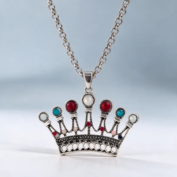 Silver_Stainless_Steel_Alloy_Necklace_For_Women