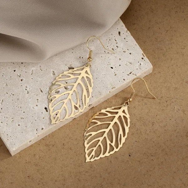 Gold_Stainless_Steel_Alloy_Earrings_For_Women