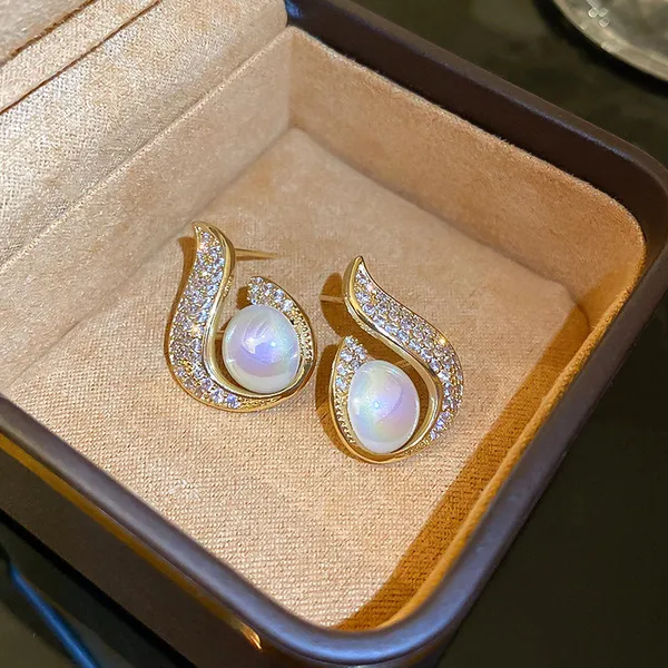 White_Stainless_Steel_Alloy_Earrings_For_Women